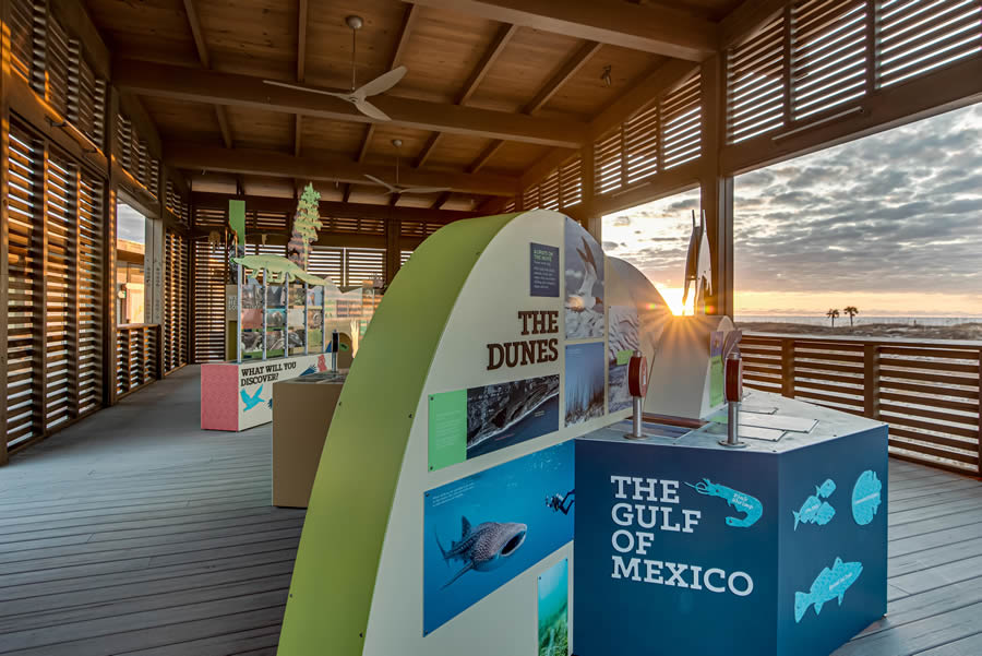 park exhibits at Gulf State Park